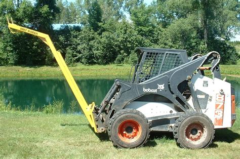 skid steer tele boom|boom extension for skid steer.